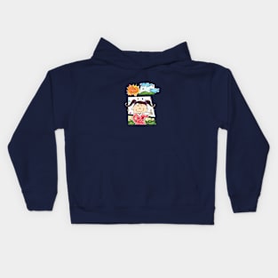 happy reel cartoon Kids Hoodie